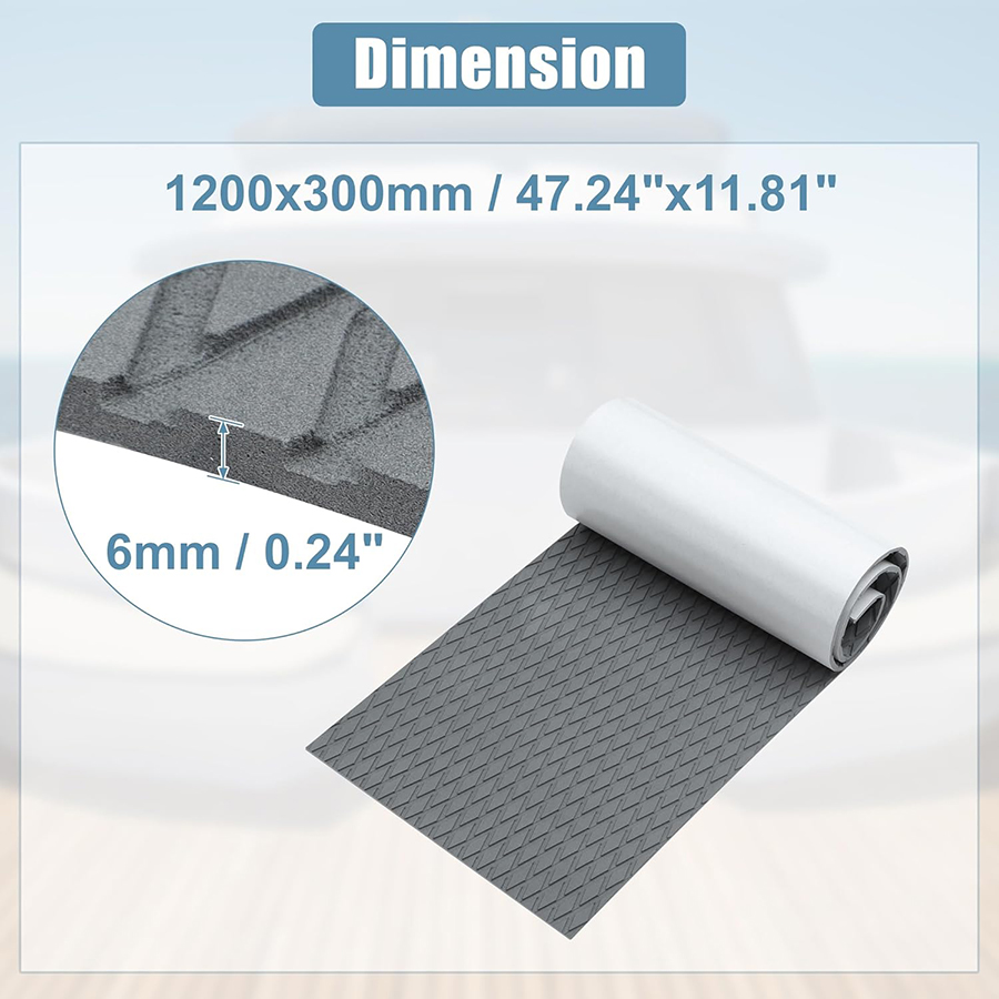 Fishing Boat Fiberglass - 1200*300mm EVA Faux Teak Decking Sheet