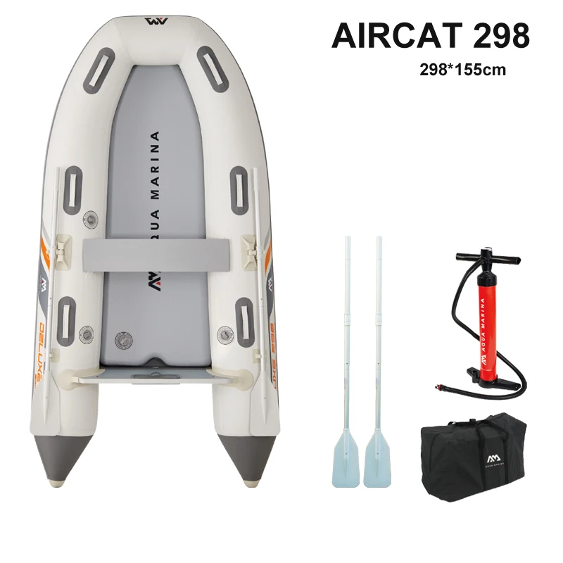 AQUA MARINA Inflatable Boat, 3 - Fishing Boat Aluminum recension och pris